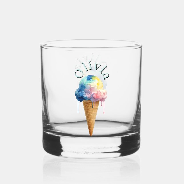 Vaso De Whiskey Helado (Anverso)