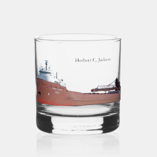 Vaso De Whiskey Herbert C. Jackson glass