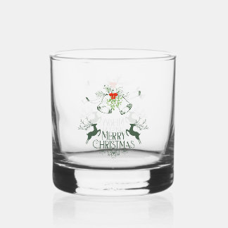 Vaso De Whiskey Holiday Whiskey Glass Set – Merry & Bright Barware