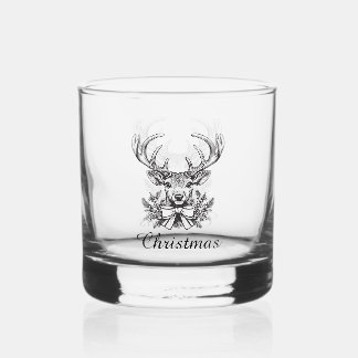 Vaso De Whiskey Holiday Whiskey Glass Set – Merry & Bright Barware