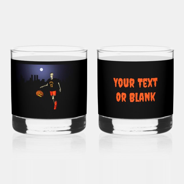 Vaso De Whiskey Hoops conmocionados (Anverso)