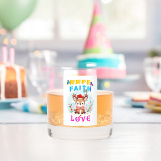 Vaso De Whiskey Hope Faith Love