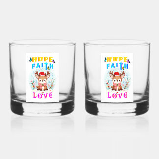 Vaso De Whiskey Hope Faith Love