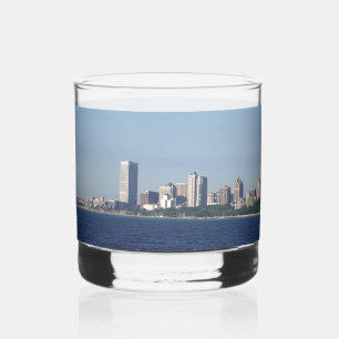 Vaso De Whiskey horizonte de vidrio de Milwaukee, Wisconsin