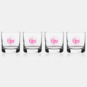 Vaso De Whiskey Hot Pink Disco Boogie Bridal Shower