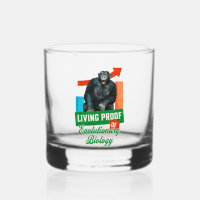 Humor divertido de biología evolutiva del chimpanc