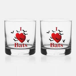 Vaso De Whiskey I Heart Bats