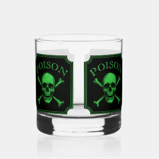 Vaso De Whiskey Impresión de diseño de Halloween con cráneo de env