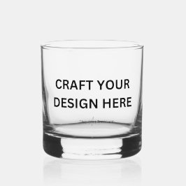 Vaso De Whiskey Impreso personalizado: cargue su propio diseño