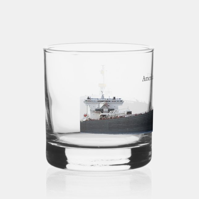 Vaso De Whiskey Integridad Americana (Anverso)
