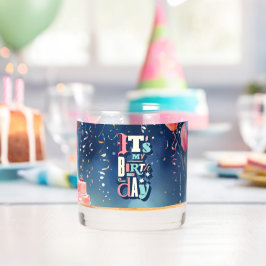 Vaso De Whiskey Invitación a la fiesta de cumpleaños