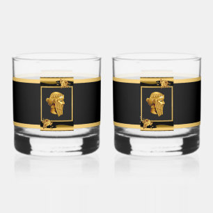 Vaso De Whiskey Juego de bebidas King Sargon