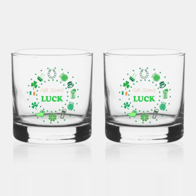 Vaso De Whiskey Juego de Drinkware (Anverso)