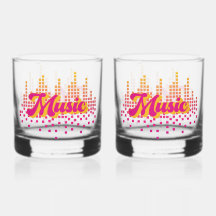 Juego de Drinkware: MUSIC