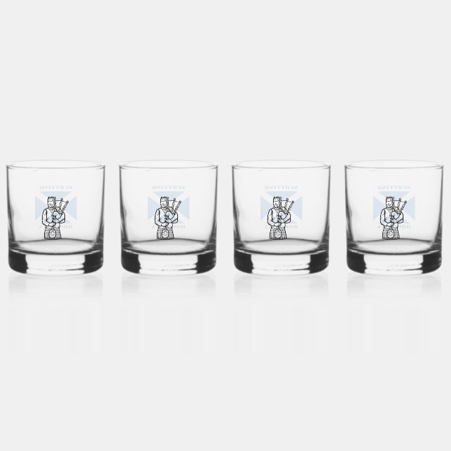 Vaso De Whiskey Juego de vidrio Whiskey de Hooligan (Anverso)
