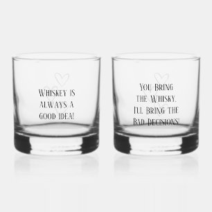 Vaso De Whiskey Juego de Whiskey Drinkware personalizado - Texto P