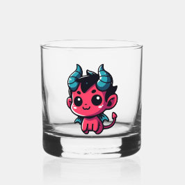 Vaso De Whiskey Jugador diablo rojo - Personalizado, personaje, ro
