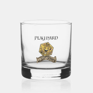 Vaso De Whiskey Jugar duro — Muerte Feliz Torpe