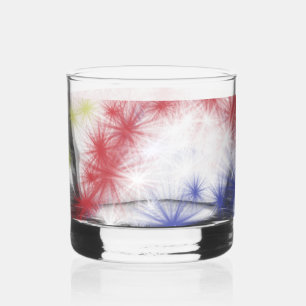 Vaso De Whiskey La celebración de los fuegos artificiales de Moe,