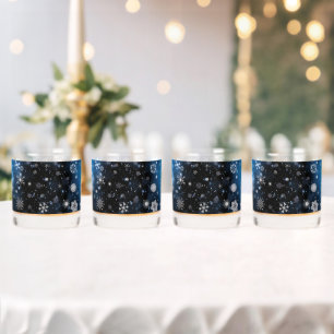 Vaso De Whiskey La Navidad de SlipperyJoe invernal mágica pacífica