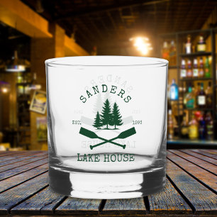 Vaso De Whiskey Lake House Nautical Boat oars