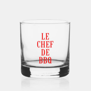 Vaso De Whiskey Le Chef De BBQ