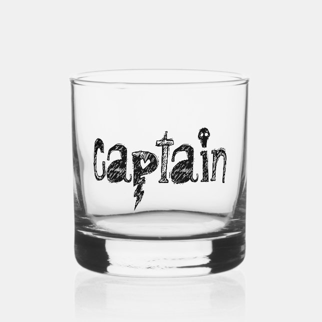 Vaso De Whiskey Letalidad del capitán (Anverso)