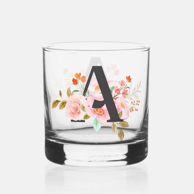 Vaso De Whiskey Letra A (Anverso)