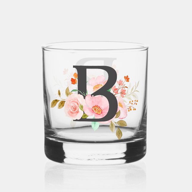 Vaso De Whiskey Letra B (Anverso)