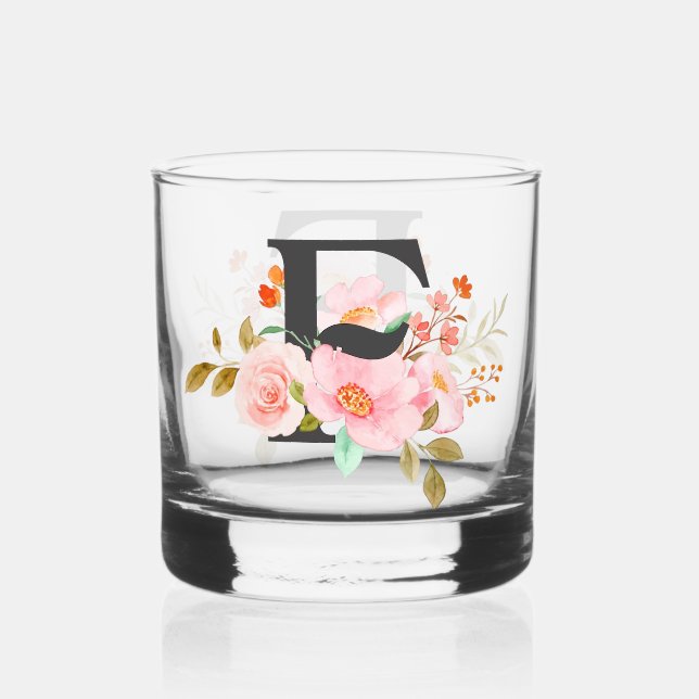 Vaso De Whiskey Letra F (Anverso)