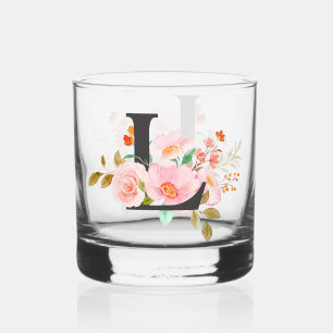 Vaso De Whiskey Letra L
