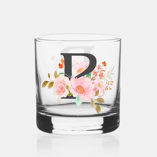 Vaso De Whiskey Letra P (Anverso)