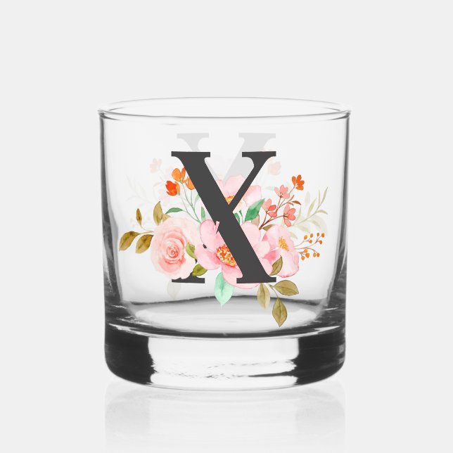 Vaso De Whiskey Letra X (Anverso)