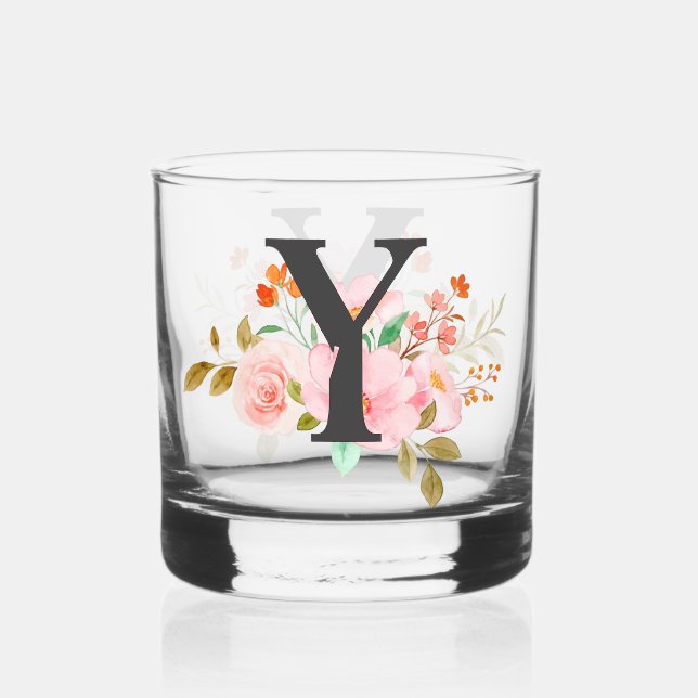 Vaso De Whiskey Letra Y (Anverso)