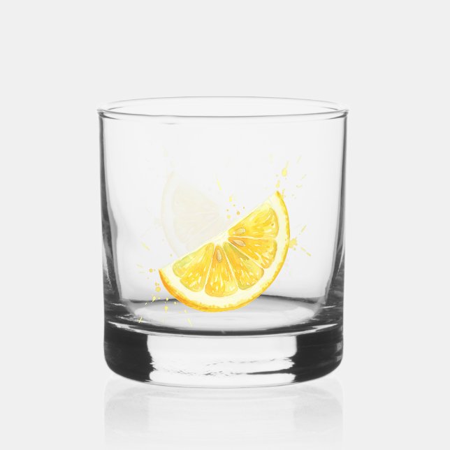 Vaso De Whiskey Limón (Anverso)