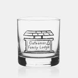 Vaso De Whiskey Lodge Bourbon Glass