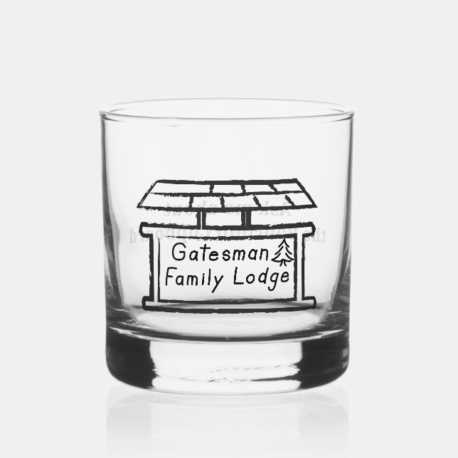 Vaso De Whiskey Lodge Bourbon Glass (Anverso)