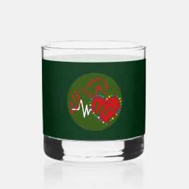 Vaso De Whiskey Logotipo de Navidad de Opciones Múltiples
