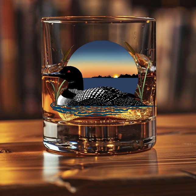 Vaso De Whiskey Loon Sunset Blue (Subido por el creador)