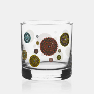 Vaso De Whiskey Los Mandalas del Zodiaco