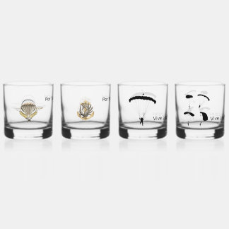 Vaso De Whiskey lot de 4 verres "colonial"