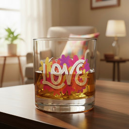 Vaso De Whiskey LOVE Whiskey Glass