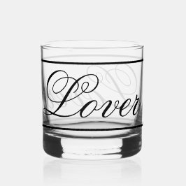 Vaso De Whiskey 'Lover' Rocks Glass