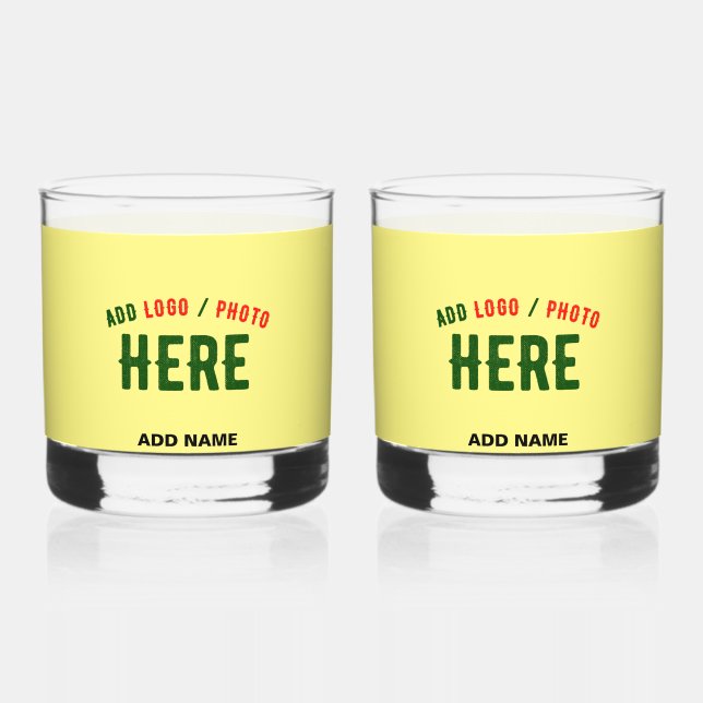 VASO DE WHISKEY MARCA VERIFICADA AMARILLA PASTEL PERSONALIZADO MOD (Anverso)