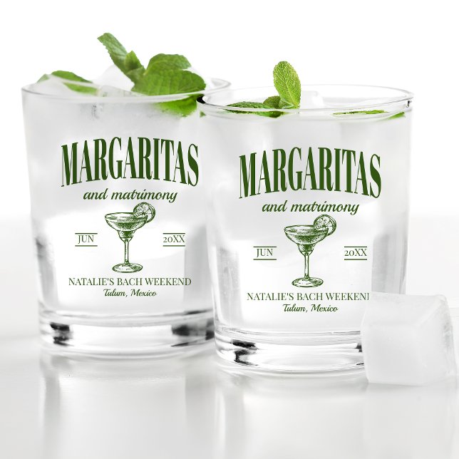 Vaso De Whiskey Margaritas Y Bachelorette Personalizada De Matrimo (Subido por el creador)