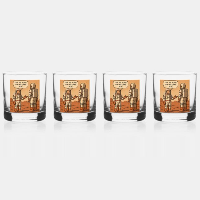 Vaso De Whiskey Marte (Anverso)