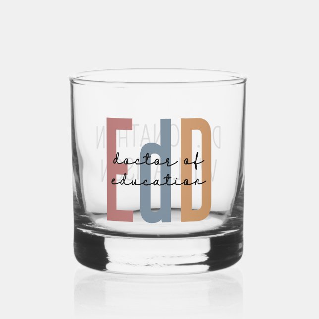 Vaso De Whiskey Médico De Educación Personalizada (Anverso)