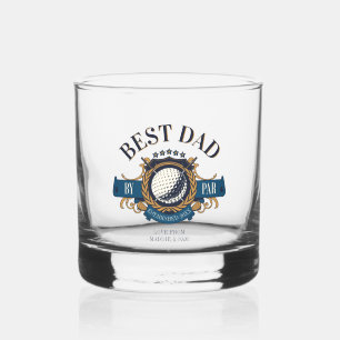 Vaso De Whiskey Mejor Papá Por Par Seal Elegante Personalizado