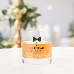 Vaso De Whiskey Mejor regalo de Boda de hombre para el Groomsman