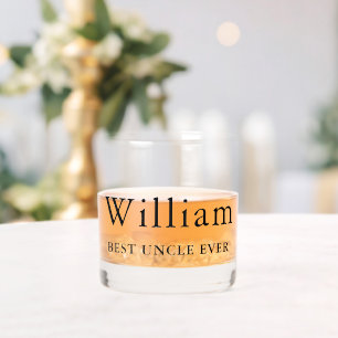Vaso De Whiskey Mejor Tío Personalizado